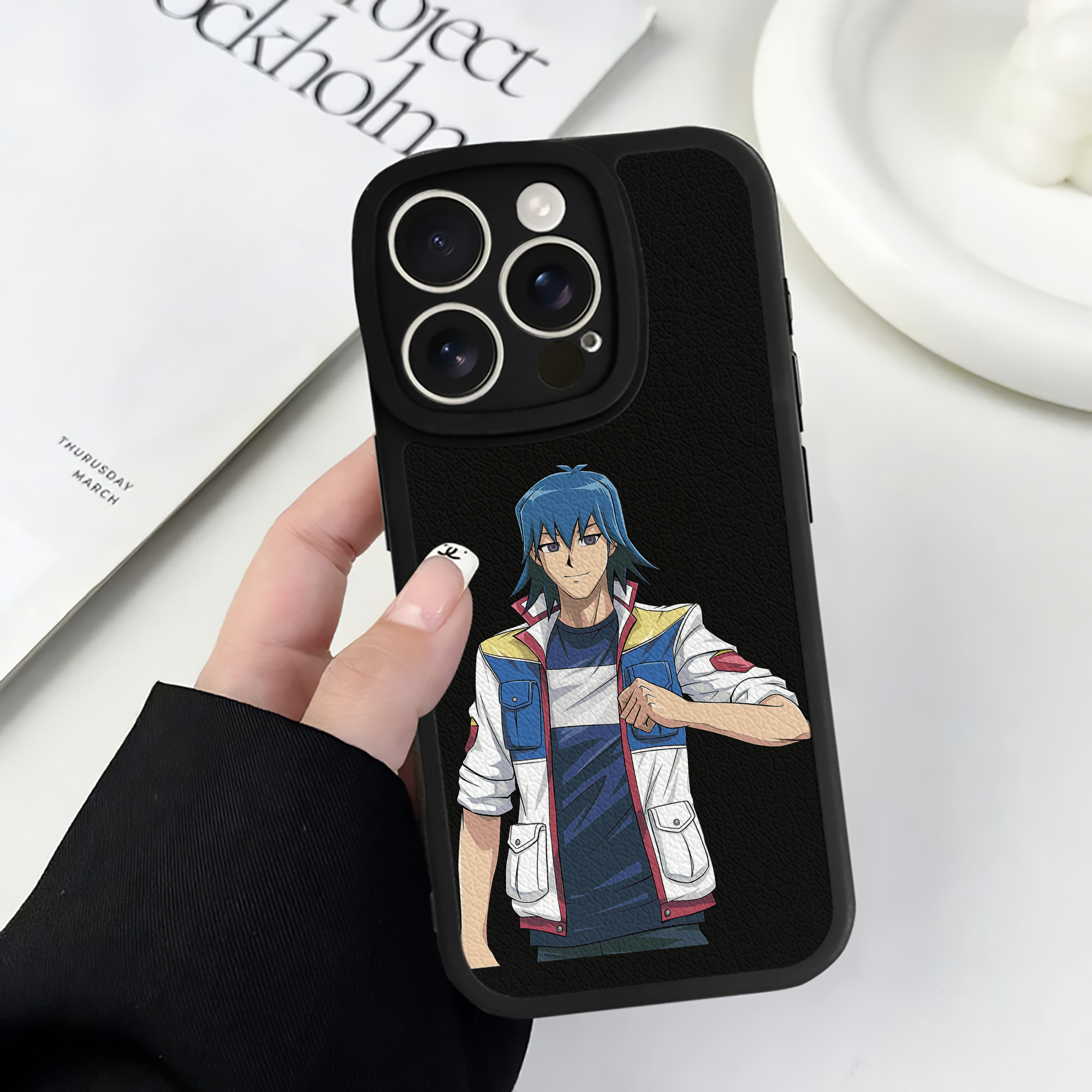 遊☆戯☆王 Yu-Gi-Oh! 【iPhone 16シリーズ対応】シリコンスマホケース（レザー調） 材質：シリコン